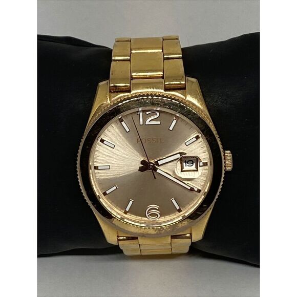 Fossil Perfect Boyfriend ES3587 Womens Stainless Steel Analog Quartz Watch XR881 - Picture 1 of 12